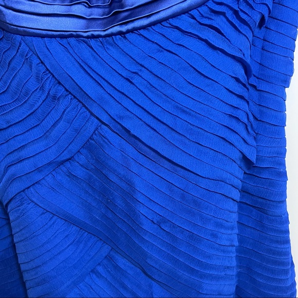Tadashi Collection Royal Blue Silk Cocktail Dress SZ 12 - Picture 8 of 14